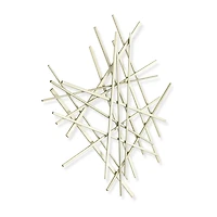Cheungs Avalon Silver Abstract Décor Metal Wall Art