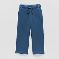Okie Dokie Toddler & Little Unisex Wide Leg Regular Fit Fleece Pull-On Pant