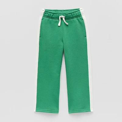 Okie Dokie Toddler & Little Unisex Wide Leg Regular Fit Fleece Pull-On Pant