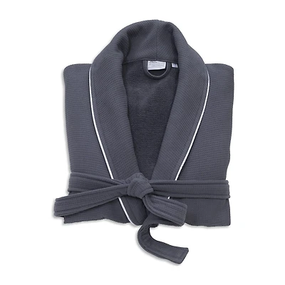 Linum Home Textiles Waffle Terry Bathrobe Unisex Adult Long Sleeve Length Robe