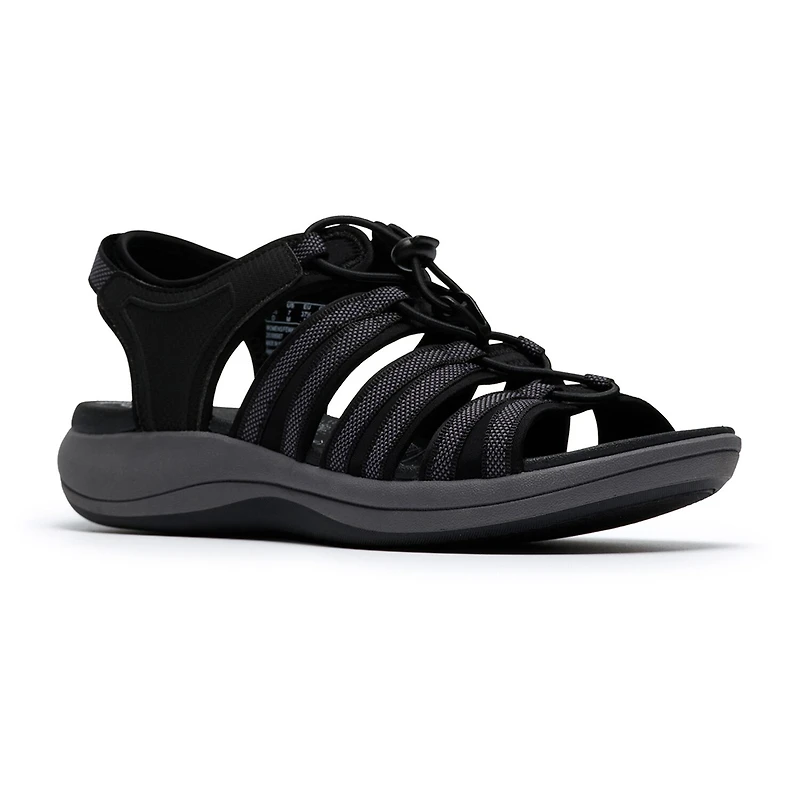 Clarks Cloudsteppers Womens Mira Mabel Adjustable Strap Flat Sandals