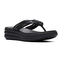 Clarks Cloudsteppers Womens Drift Gem Wedge Sandals
