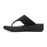 Clarks Cloudsteppers Womens Drift Jaunt Wedge Sandals