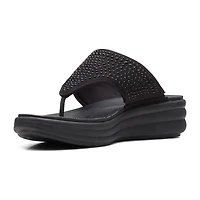 Clarks Cloudsteppers Womens Drift Jaunt Wedge Sandals
