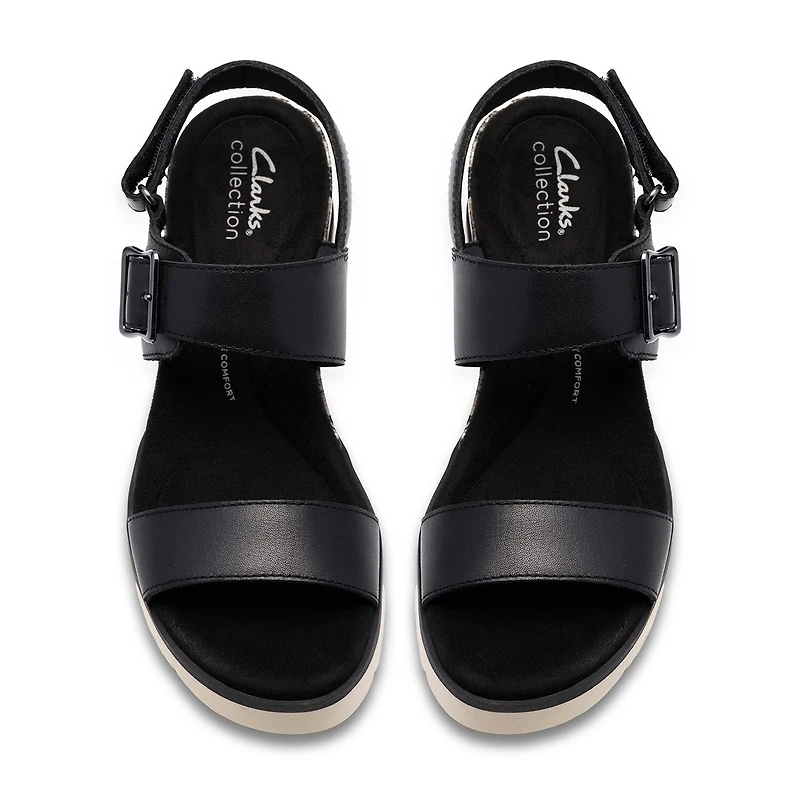 Clarks Womens Diaz Rose Wedge Sandals