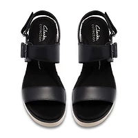 Clarks Womens Diaz Rose Wedge Sandals
