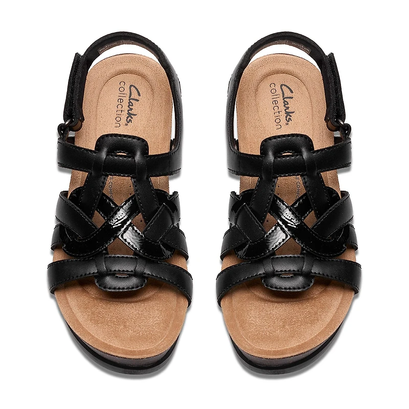 Clarks Womens Calenne Gracie Wedge Sandals
