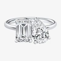 Womens 3 1/2 CT. T.W Lab Grown White Diamond 14K Gold Cocktail Ring