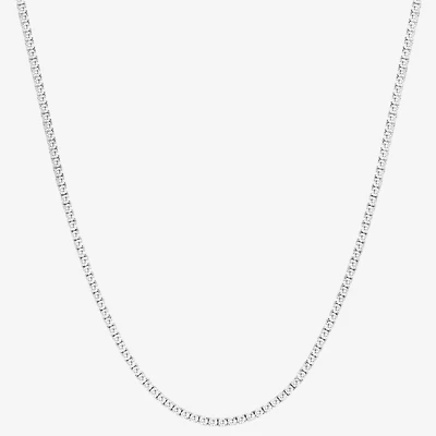 (Vs1-Vs2) Womens White Diamond 14K Gold 16 Inch Tennis Necklace