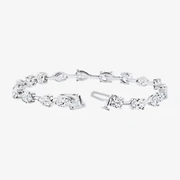 Womens 8 Ct.T.W. Lab Grown White Diamond 14K Gold 7 Inch Tennis Bracelet