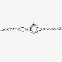 Womens 3 CT. Lab Grown White Diamond 14K Gold Heart 18 Inch Pendant Necklace
