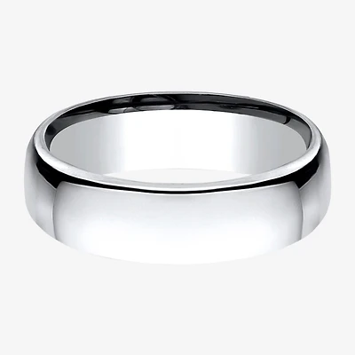 Mens Comfort Fit 6.5mm Polished Cobalt Wedding Band