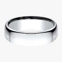 Mens Comfort Fit 6.5mm Polished Cobalt Wedding Band