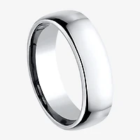 Mens Comfort Fit 6.5mm Polished Cobalt Wedding Band
