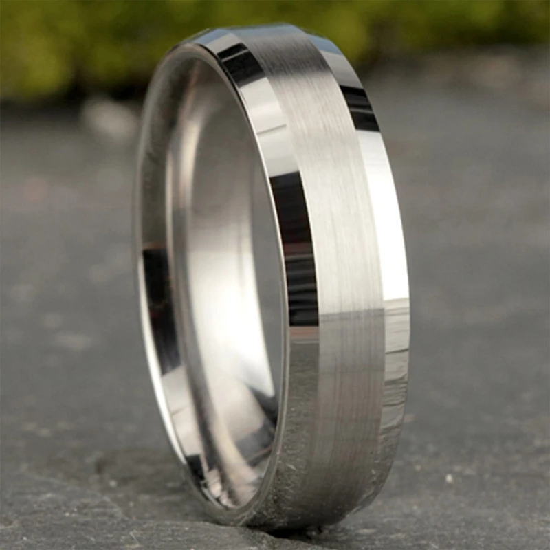 Mens 6MM 10K Gold Wedding Band