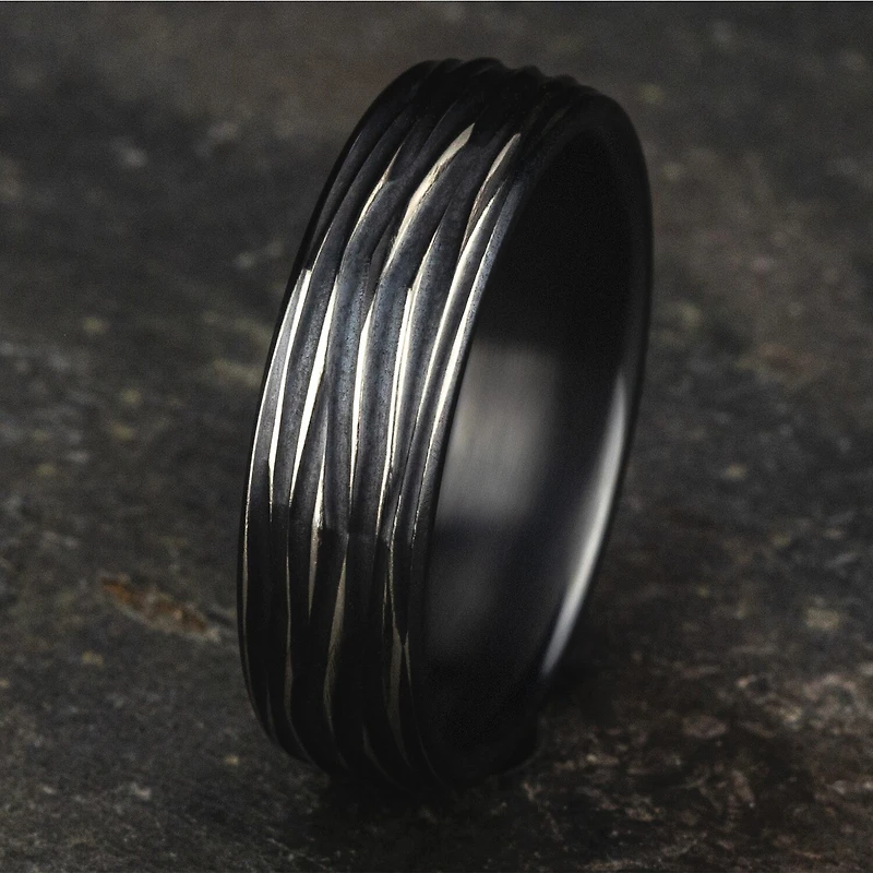 Mens 6.5MM Titanium Wedding Band