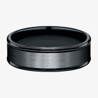 Mens Comfort Fit 7mm Black Cobalt Wedding Band