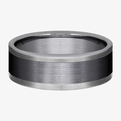 Mens 8MM Tantalum Titanium Wedding Band