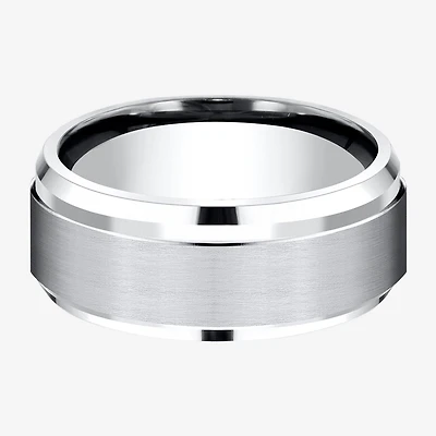 Mens 9mm Cobalt Wedding Band
