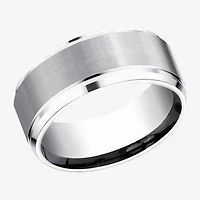 Mens 9mm Cobalt Wedding Band