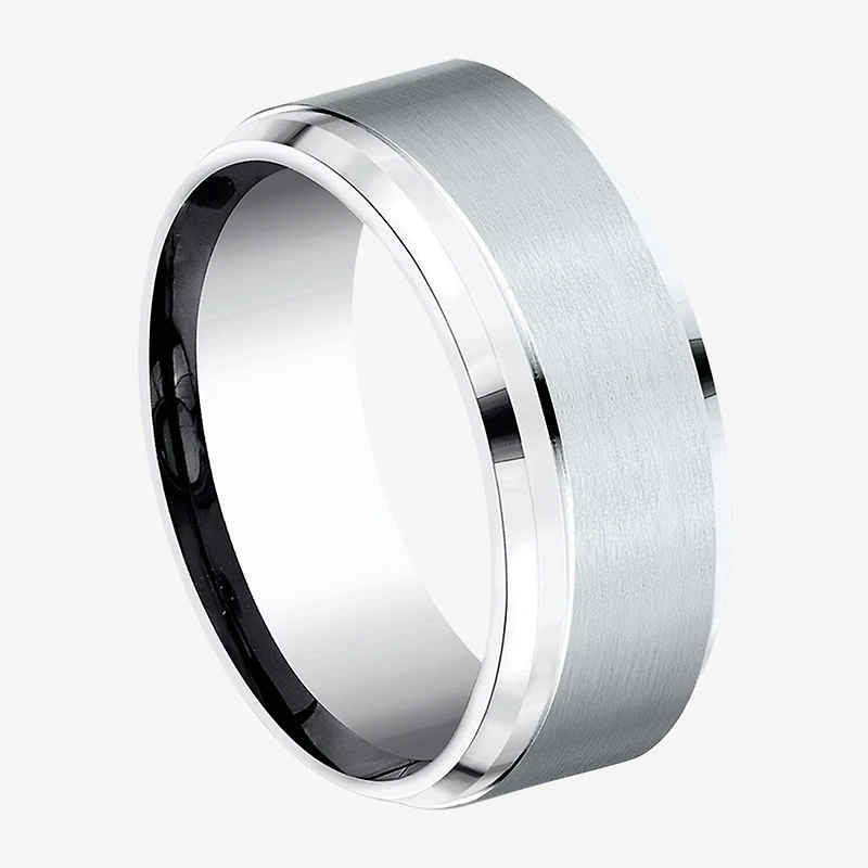 Mens 9mm Cobalt Wedding Band