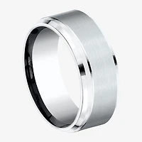 Mens 9mm Cobalt Wedding Band