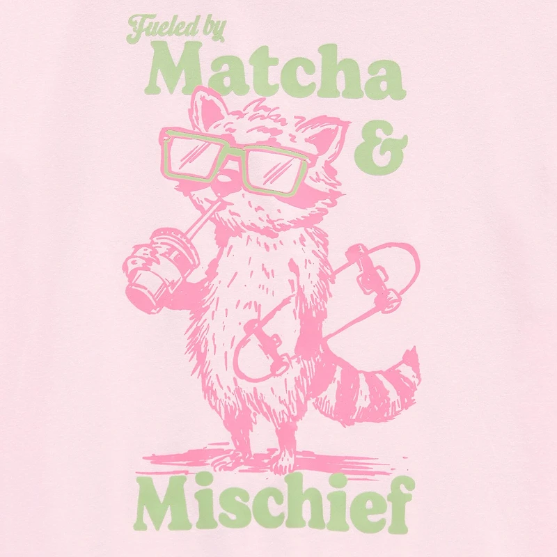 Thereabouts Little & Big Kid Girls Crew Neck Short Sleeve Classic Fit Graphic T-Shirt