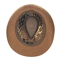 Biltmore Club Stripe Trim Matte Toyo Mens Fedora