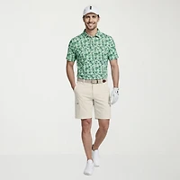 IZOD Swingflex Elite Fashion Print Mens Classic Fit Short Sleeve Polo Shirt