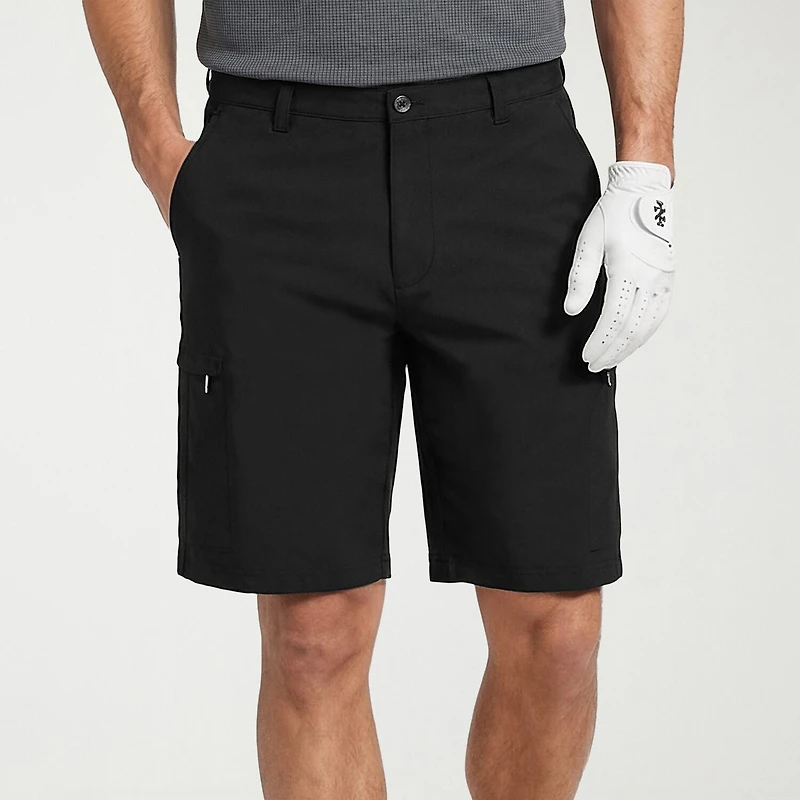 IZOD Swingflex Golf Mens 9 1/2" Stretch Fabric Quick Dry Cargo Short