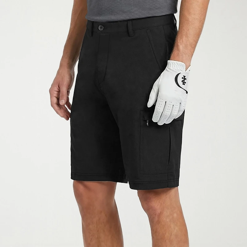 IZOD Swingflex Golf Mens 9 1/2" Stretch Fabric Quick Dry Cargo Short