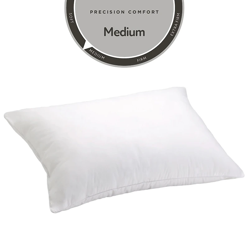 Allerease Hot Water Washable Allergy Protection 2 Pack Medium Density Bed Pillow