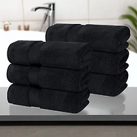 SUPERIOR® Zero Twist Cotton Chevron 6-pc. Hand Towel