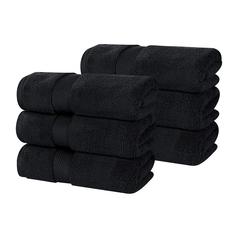 SUPERIOR® Zero Twist Cotton Chevron 6-pc. Hand Towel