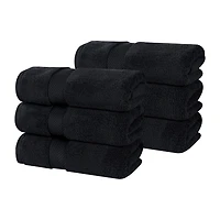 SUPERIOR® Zero Twist Cotton Chevron 6-pc. Hand Towel