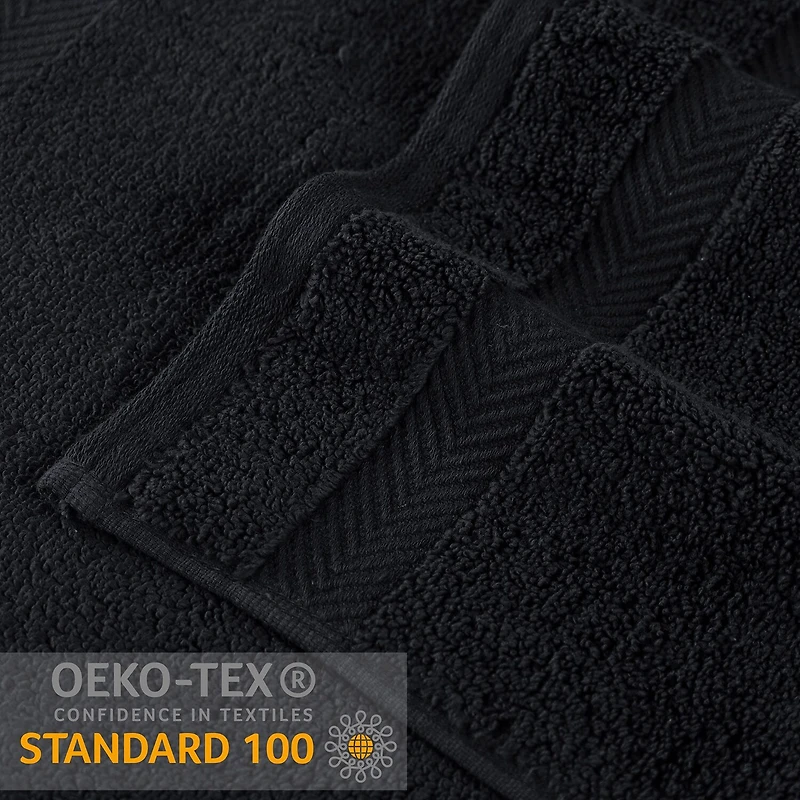 SUPERIOR® Zero Twist Cotton Chevron 2-pc. Quick Dry Bath Towel Set