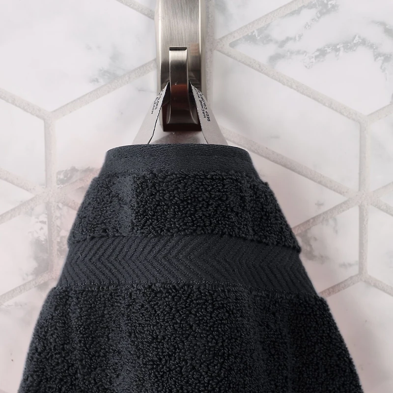 SUPERIOR® Zero Twist Cotton Chevron 2-pc. Quick Dry Bath Towel Set