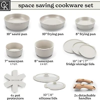 Country Kitchen 16-pc. Non-Stick Cookware Set
