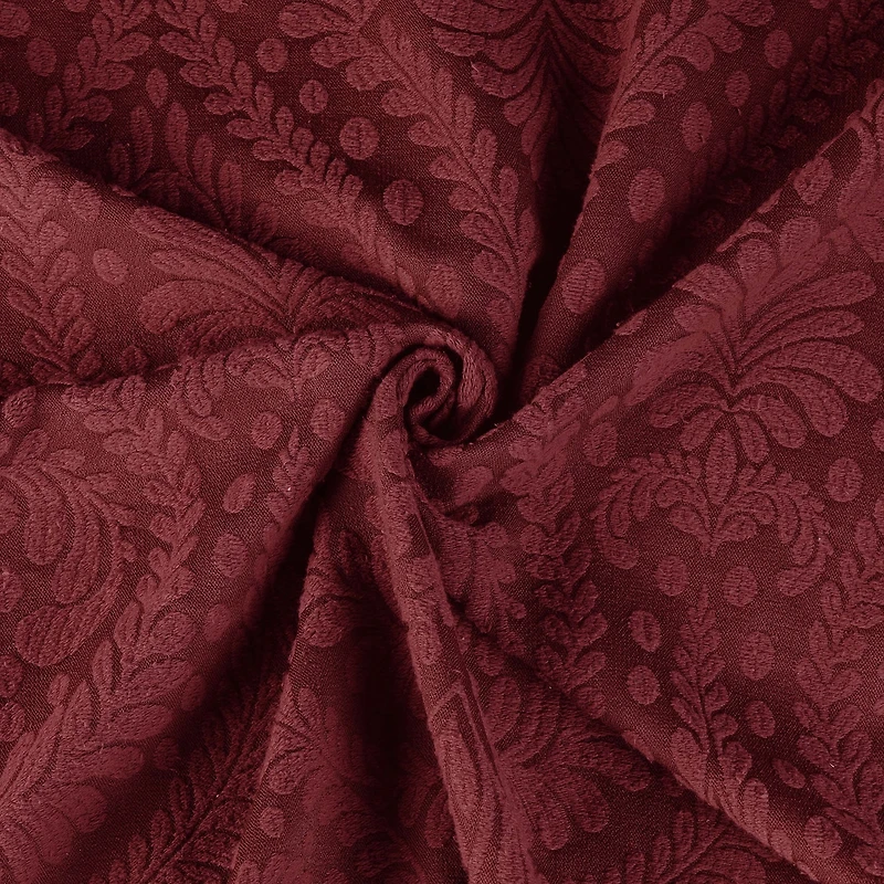 SUPERIOR® Aspen Scalloped Jacquard Floral Botanical Bedspread with Sham