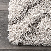 nuLoom Burma Trellis Shaggy Rectangular Rug