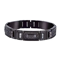 Mens Stainless Steel 8 1/2 Inch Link Bracelet