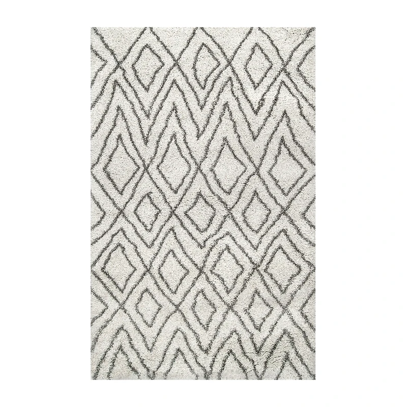 nuLoom Willette Diamond Shaggy Rectangular Rug