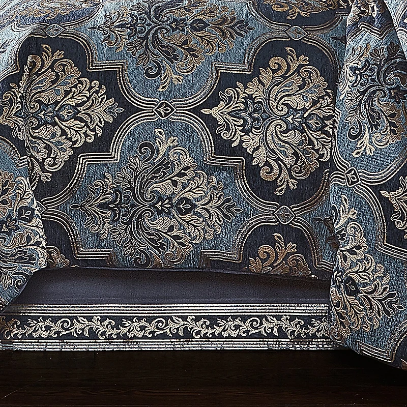 Queen Street Manila 4-pc. Damask + Scroll Comforter Set