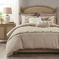 Madison Park Signature Grace Geometric Oversized Jacquard Comforter Set