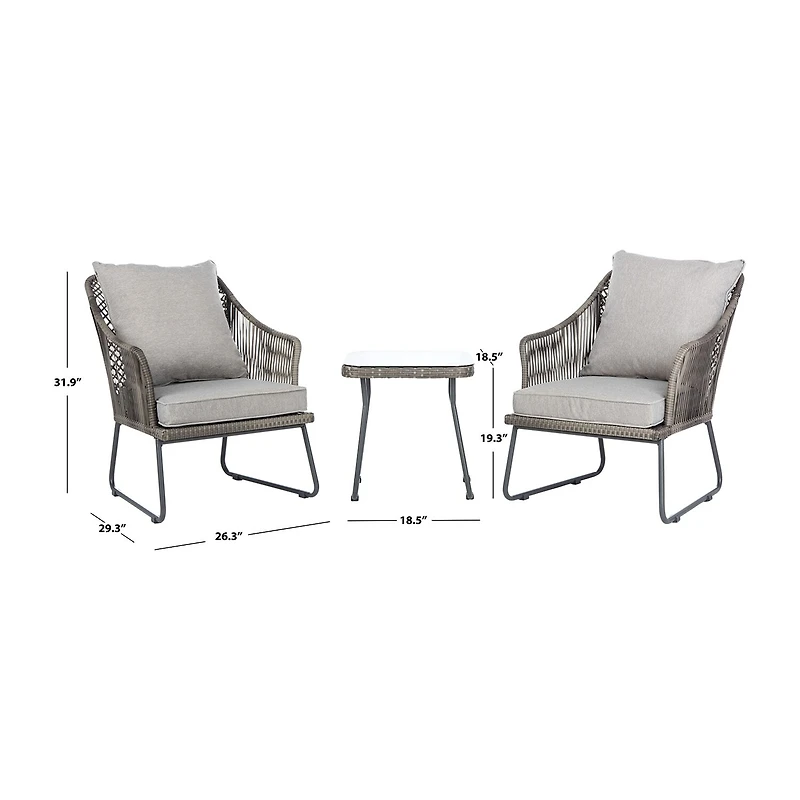 Safavieh Jensen 3-pc. Bistro Set