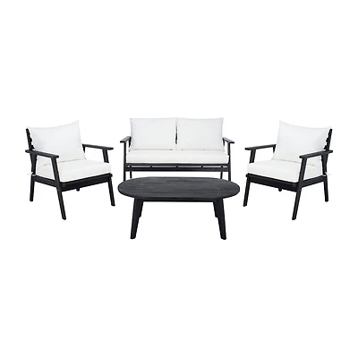 Safavieh Deacon 4-pc. Conversation Set Cushioned