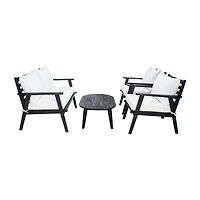 Safavieh Deacon 4-pc. Conversation Set Cushioned