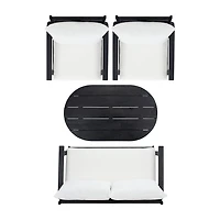 Safavieh Deacon 4-pc. Conversation Set Cushioned