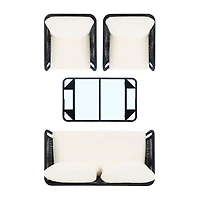 Safavieh Kerson 4-pc. Conversation Set Cushioned