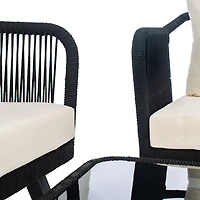 Safavieh Torsla 4-pc. Conversation Set Cushioned